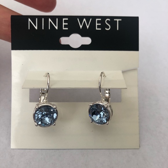 Light Sapphire Drop Earrings